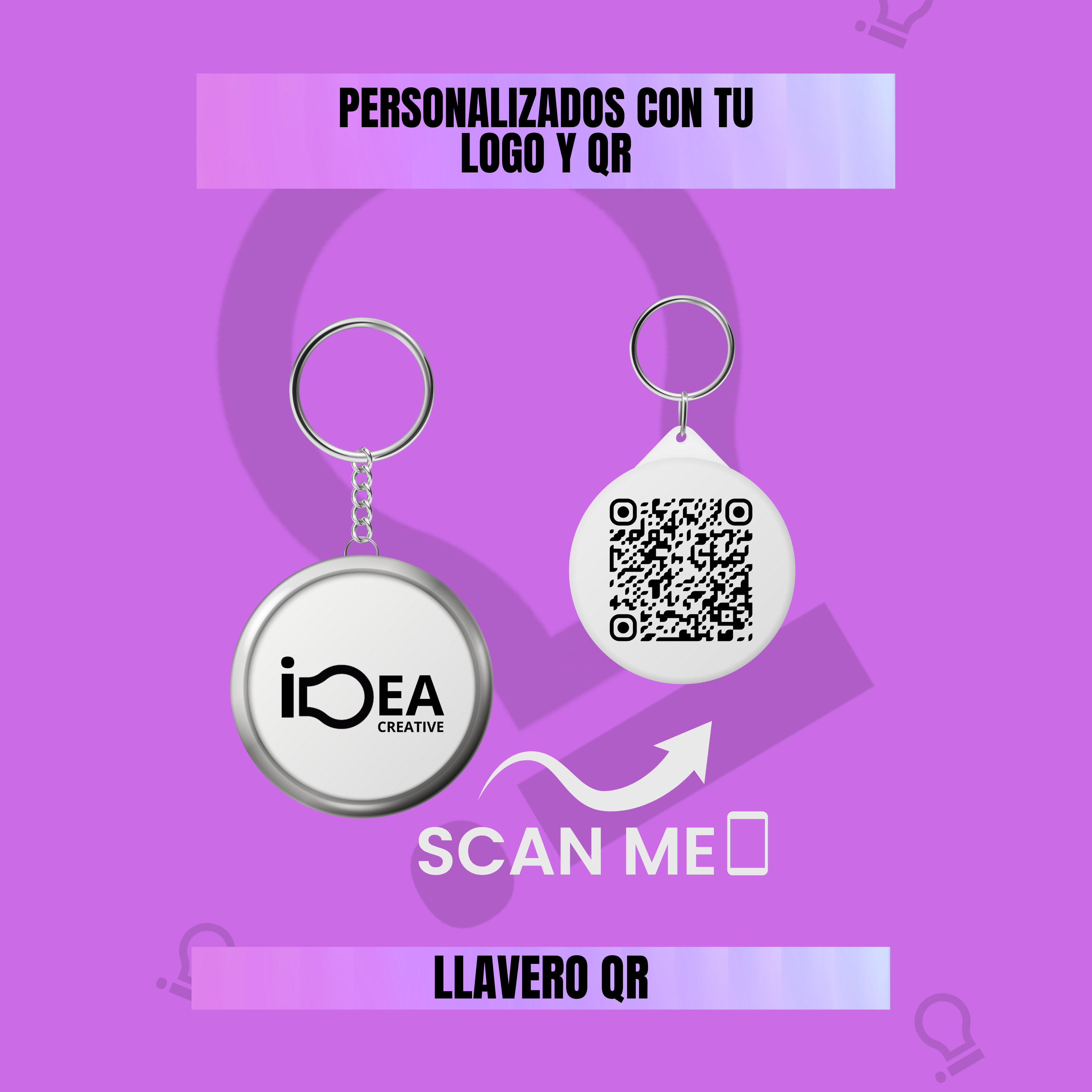 Llavero logo + QR